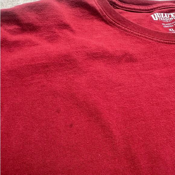 Duluth Trading Longtail T Relaxed Fit Long‎ Sleeve T-Shirt Red XL Cotton - Picture 3 of 4